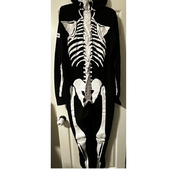 Tipsy Elves Skeleton Full Face Zippered Costume size XXL - Picture 2 of 9